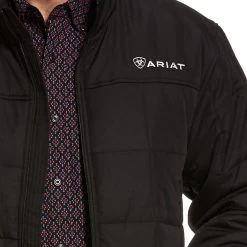 Ariat Crius Black Insulated Jacket 9 Ariat Crius Black Insulated Jacket -Guadalajara Western Wear 10028355 01