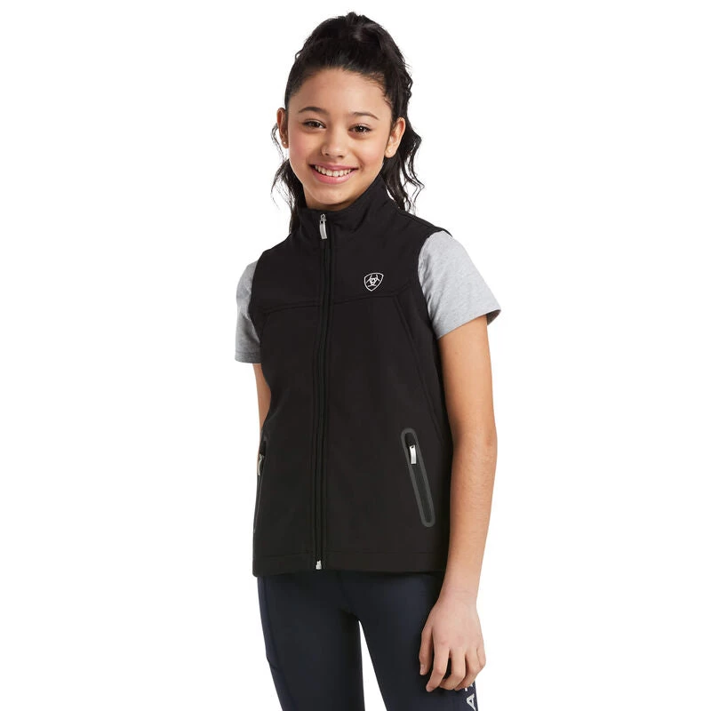 Kid's Ariat New Team Soft-shell Vest 4 Kid's Ariat New Team Soft-shell Vest - Image 2