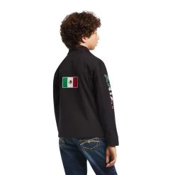 Kid's New Team Soft-Shell MEXICO Jacket -Guadalajara Western Wear 10036550 back 1