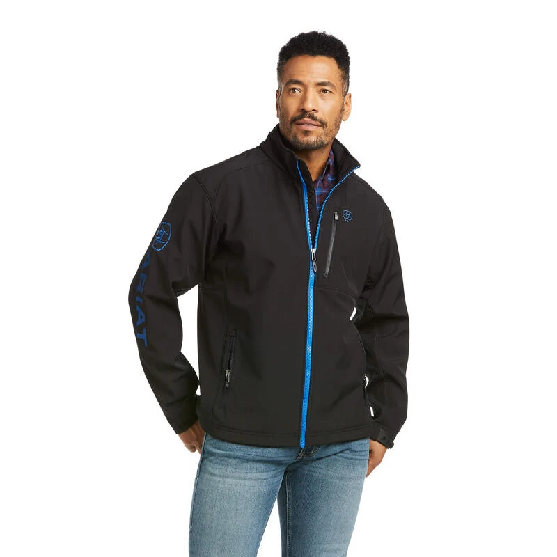 Ariat Men’s Blue Coralt Soft-Shell Jacket 7 Ariat Men’s Blue Coralt Soft-Shell Jacket - Image 5