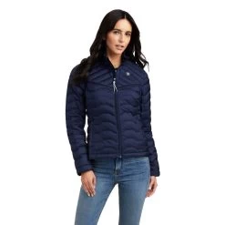Ariat Women Ideal Navy Eclipse Jacket -Guadalajara Western Wear 10041381 front