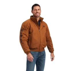 Ariat Team Logo Insulated Chestnut Jacket -Guadalajara Western Wear 10041545 front