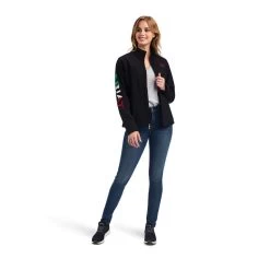 Ariat Women Mexico Black Soft-shell Jacket (NEW) -Guadalajara Western Wear 10043057 full