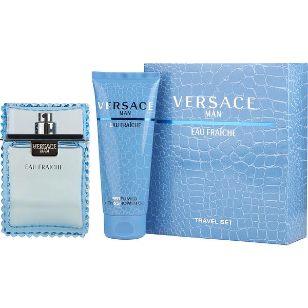 Versace Man Eau Fraiche By Versace Travel Set 3 Versace Man Eau Fraiche By Versace Travel Set