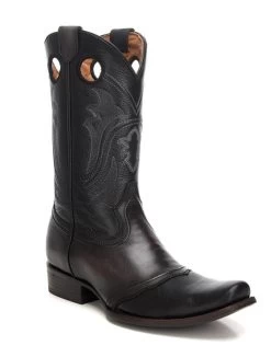 Cuadra Black Santana Dubai Toe Boots