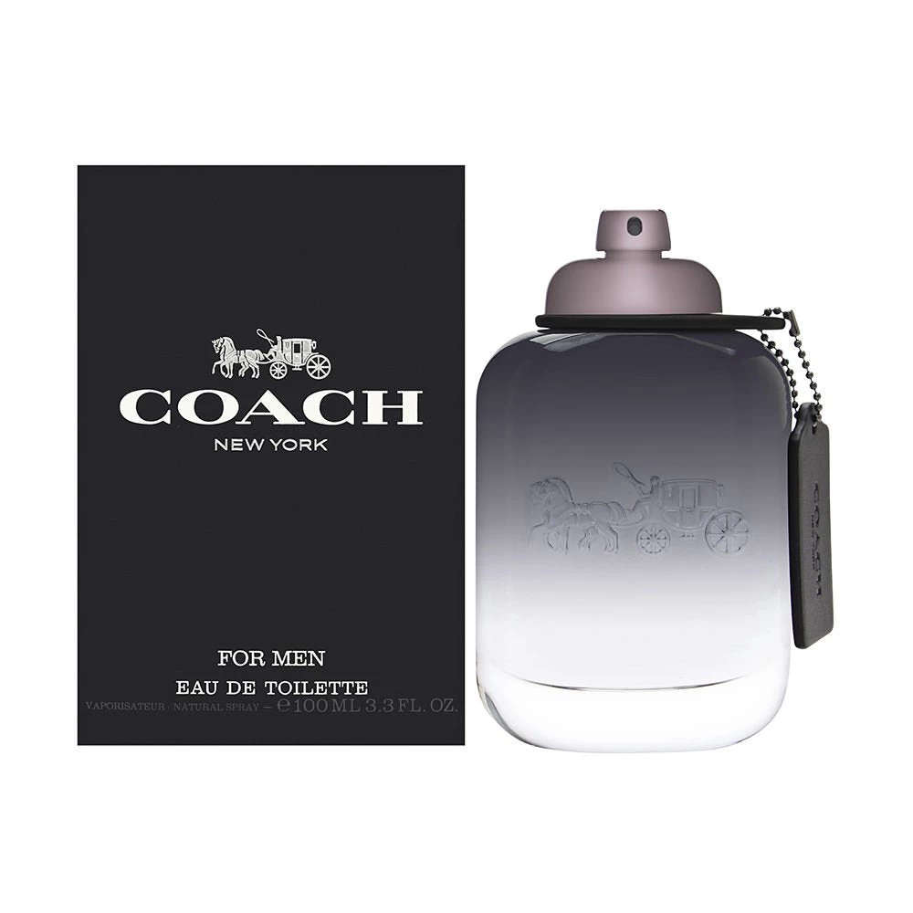 Coach New York Eau De Toilette Spray For Men, 3.3 Fl Oz 3 Coach New York Eau De Toilette Spray For Men, 3.3 Fl Oz