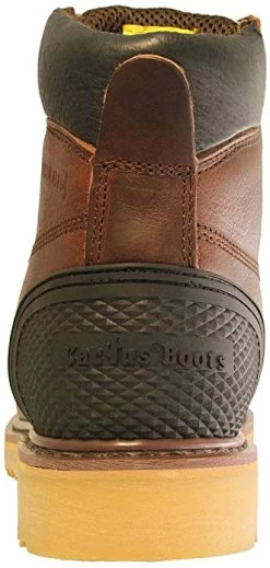 Cactus 6278 Dark Brown Full Grain Leather Rubber Guard Boot 9 Cactus 6278 Dark Brown Full Grain Leather Rubber Guard Boot -Guadalajara Western Wear 717Rvm2sv1L. AC UY695