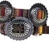 Womens Serape Concho Belt