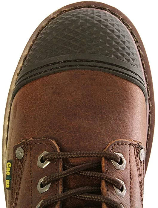 Cactus 6278 Dark Brown Full Grain Leather Rubber Guard Boot 4 Cactus 6278 Dark Brown Full Grain Leather Rubber Guard Boot - Image 2