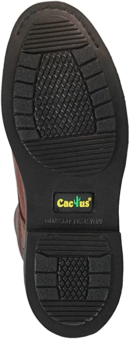 Cactus Men's 8" 8732 Dark Brown Oil-Tumbled Leather Work Boots 5 Cactus Men's 8" 8732 Dark Brown Oil-Tumbled Leather Work Boots - Image 3