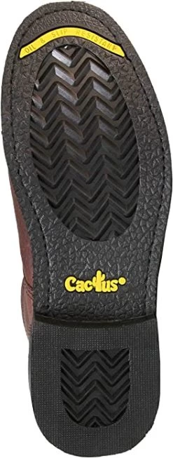 Cactus Men's 6" 6730 Dark Brown Kiltie Lacer Work Boots -Guadalajara Western Wear 91FL X15z9L. AC UY695