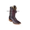 Los Altos Black Cherry Ostrich Belly Wide Square Toe Cowboy Boots -Guadalajara Western Wear GDL 2 BOOTS WEBSITE 2020 102