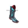 Los Altos Sanded Turquoise Teju Wide Square Toe Women Western Boot -Guadalajara Western Wear GDL 3 JAN BOOTS WEBSITE 2020 18
