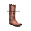 Cuadra Almond Deer With Side Zipper Semi Oval Toe Cowboy Boots -Guadalajara Western Wear GDL 4 MAY BOOTS WEBSITE FINAL 2020 42