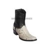 Los Altos Natural Python European Square Toe Ankle Boot -Guadalajara Western Wear GDL JAN 2 BOOTS WEBSITE 2020 128