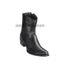 Los Altos Black Rowstone Stingray & Deer European Square Toe Ankle Boot