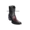 Los Altos Black Cherry Ostrich Leg & Deer European Square Toe Ankle Boot 2 Los Altos Black Cherry Ostrich Leg & Deer European Square Toe Ankle Boot -Guadalajara Western Wear GDL JAN 2 BOOTS WEBSITE 2020 167