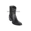 Los Altos Black Teju & Deer European Square Toe Ankle Boot -Guadalajara Western Wear GDL JAN 2 BOOTS WEBSITE 2020 172