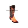 Los Altos Faded Buttercup Ostrich European Square Toe Cowboy Boots -Guadalajara Western Wear GDL JAN 2 BOOTS WEBSITE 2020 34