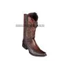 Los Altos Faded Brown Ostrich Leg & Deer European Square Toe Cowboy Boots -Guadalajara Western Wear GDL JAN 2 BOOTS WEBSITE 2020 89