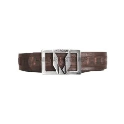 Vestigium Sanded Brown Caiman Belly Casual Belt
