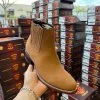 Los Altos Nobuck Chedron Oval Toe Botin Charro -Guadalajara Western Wear IMG 01582