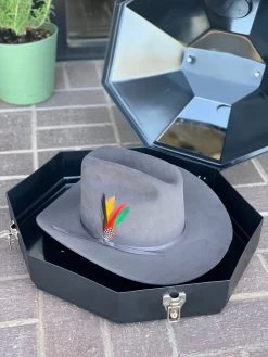 Stetson 6x Rancher Bullet Cowboy Felt Hat Sinaloa (Copa Alta Falda/Brim 3.5") -Guadalajara Western Wear IMG 0299