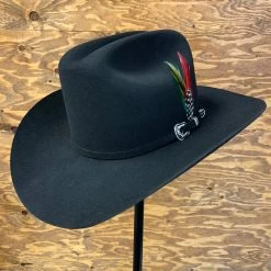 Stetson 6x Skyline Negro Horma Sinaloa (Copa Chica Falda/Brim 3.5") -Guadalajara Western Wear IMG 0490