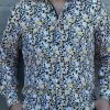 Men's Italian Print Long Sleeve Shirt - B578 -Guadalajara Western Wear IMG 05612