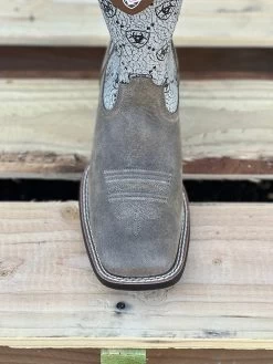 Ariat Brown Bomber Round Up Wide Square Toe Women Boot -Guadalajara Western Wear IMG 1109