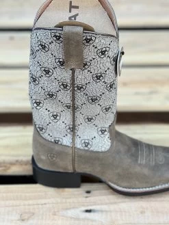 Ariat Brown Bomber Round Up Wide Square Toe Women Boot -Guadalajara Western Wear IMG 1110