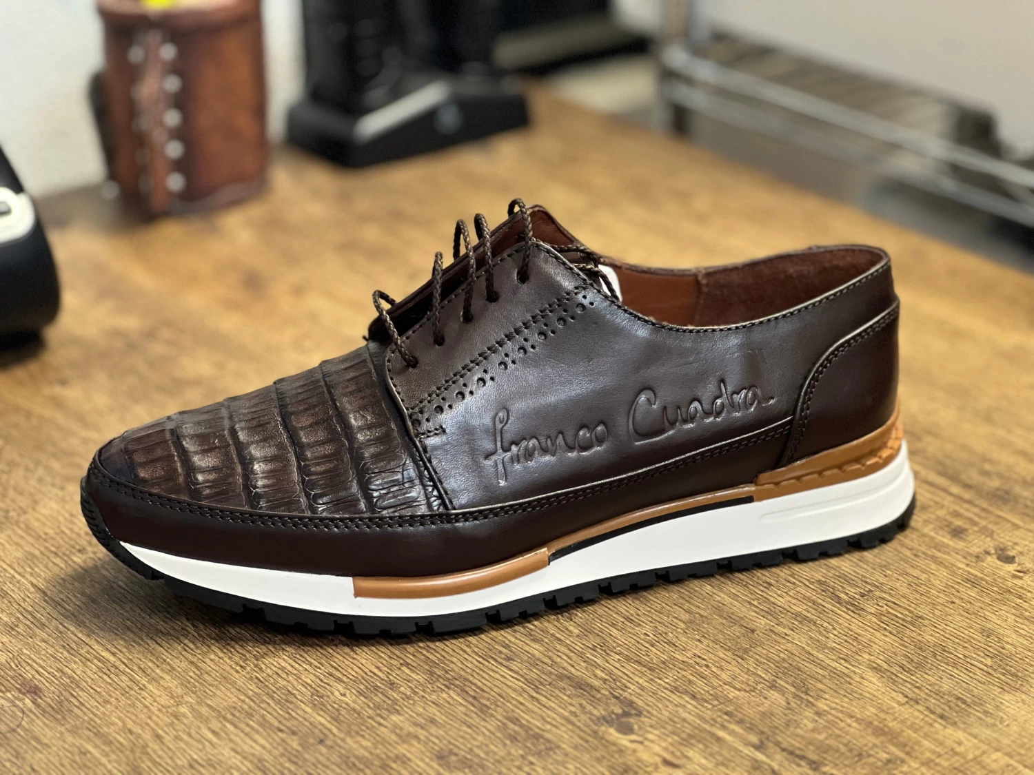 Cuadra Tenis Franco Caiman Belly - Cafe 3 Cuadra Tenis Franco Caiman Belly - Cafe