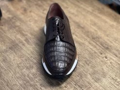 Cuadra Tenis Franco Caiman Belly - Cafe 8 Cuadra Tenis Franco Caiman Belly - Cafe -Guadalajara Western Wear IMG 1171