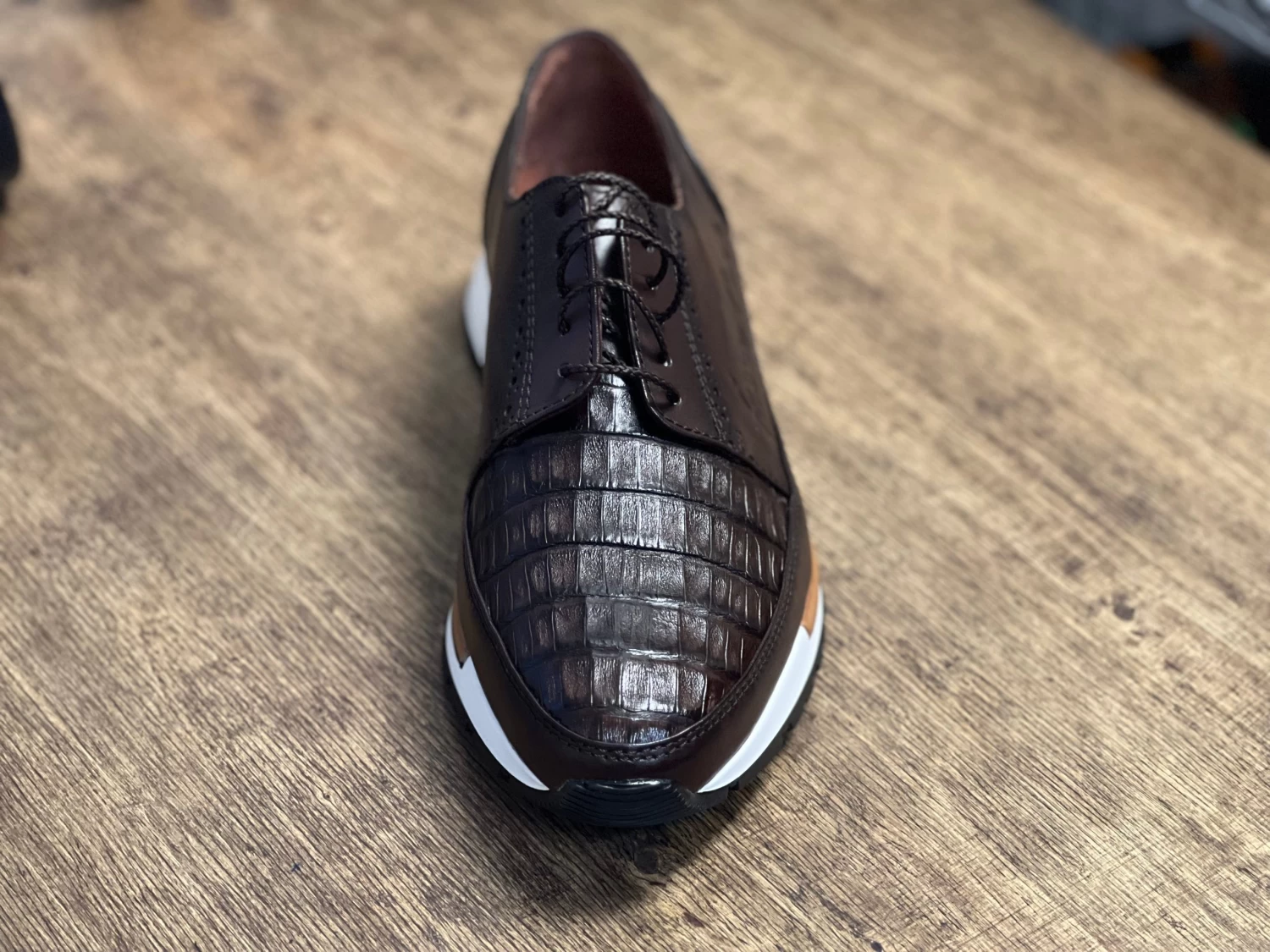 Cuadra Tenis Franco Caiman Belly - Cafe 5 Cuadra Tenis Franco Caiman Belly - Cafe - Image 3