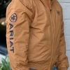 Ariat Team Logo Insulated Chestnut Jacket -Guadalajara Western Wear IMG 1288