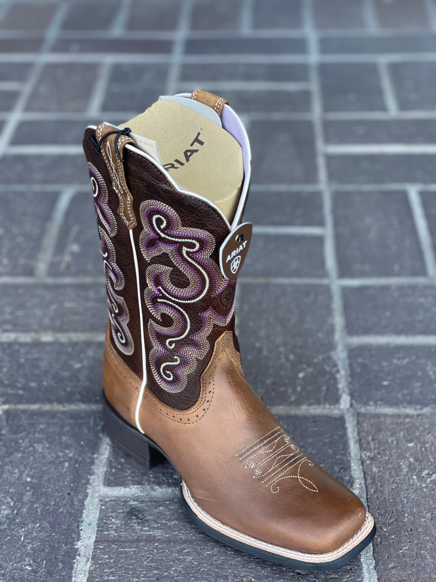 Ariat Women's Quickdraw Wide Square Toe Boot 3 Ariat Women's Quickdraw Wide Square Toe Boot