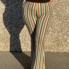 Women Striped Bargain Bell Pull On High Rise Flare Jeans -Guadalajara Western Wear IMG 1464