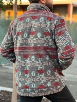 Panhandle Men's Aztec Fleece Pullover -Guadalajara Western Wear IMG 15182