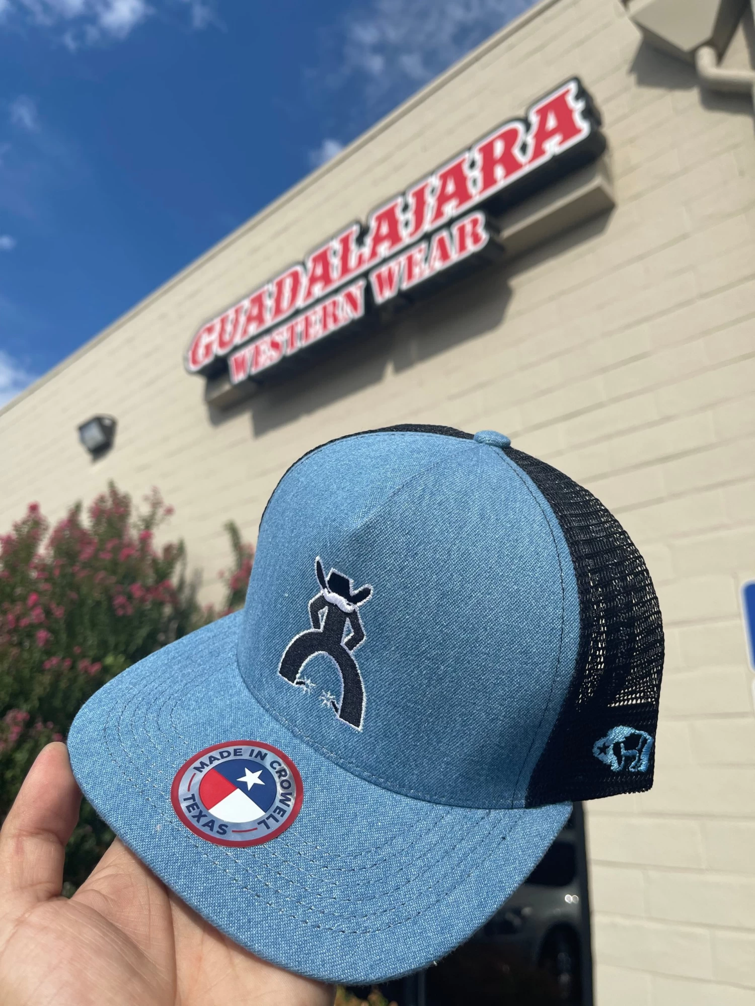 Hooey Light Blue Mustache Cowboy 3 Hooey Light Blue Mustache Cowboy