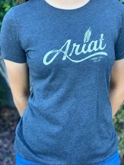 Ariat Wheat Script Tee