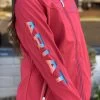 Ariat Women Team Ruged Red/Celestial Serape Soft-Shell Jacket -Guadalajara Western Wear IMG 16683