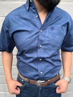 Ariat Tremaine Skyfall Classic Fit Short Sleeve Shirt