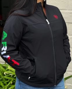 Ariat Women Mexico Black Soft-shell Jacket (NEW) -Guadalajara Western Wear IMG 2444 1
