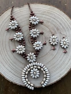 White Floral Squash Blossom
