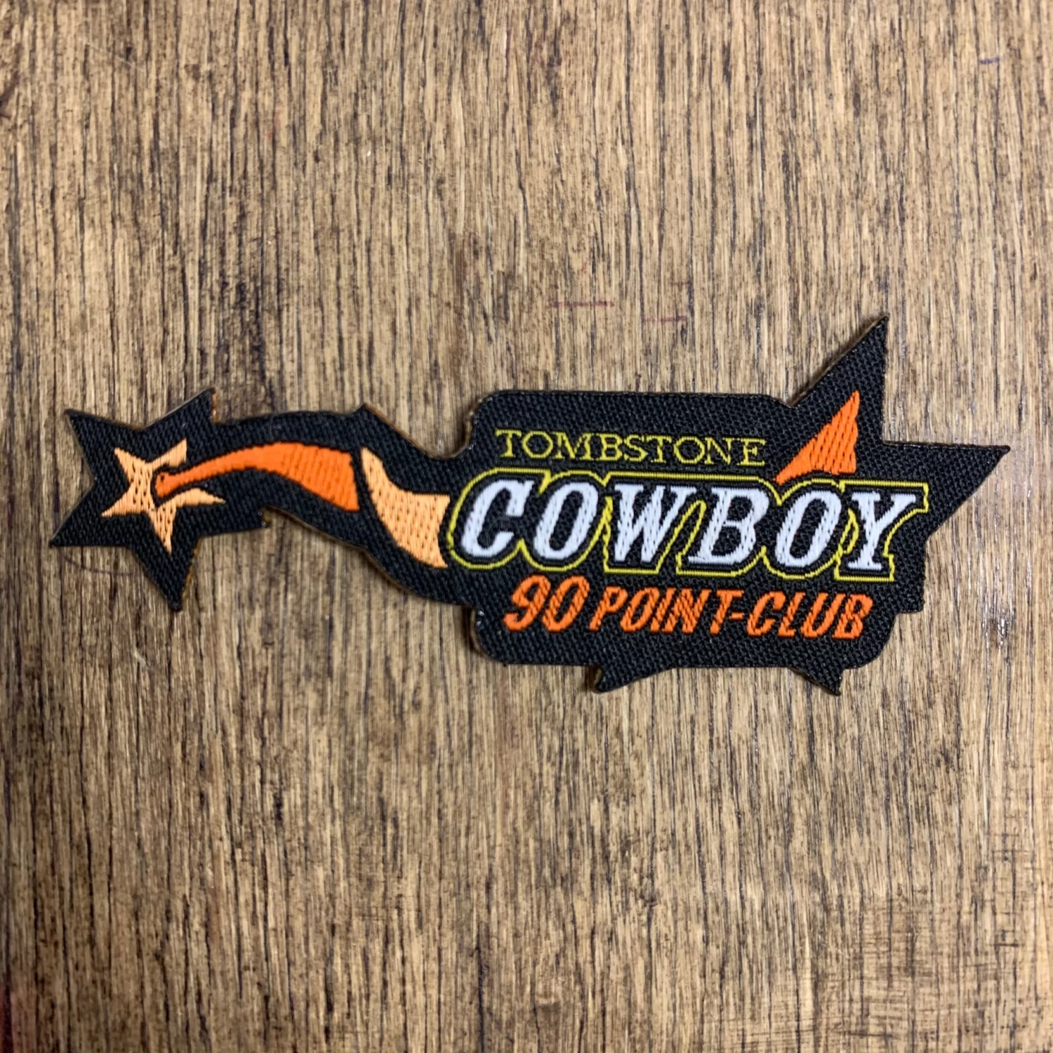 Tombstone Black / Orange Patch (Peel & Stick Patch) 3 Tombstone Black / Orange Patch (Peel & Stick Patch)