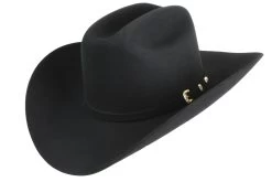 Stetson El Patron Premier 30x Black Cowboy Felt Hat -Guadalajara Western Wear IMG 3145