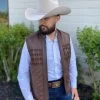 Cuadra Men's Lamb Brown Woven Vest -Guadalajara Western Wear IMG 3247 8eb4e1b2 70f3 498a a49b bd6994b221f9