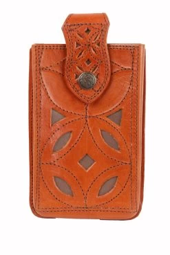 Leather Tooled Cell Phone Case