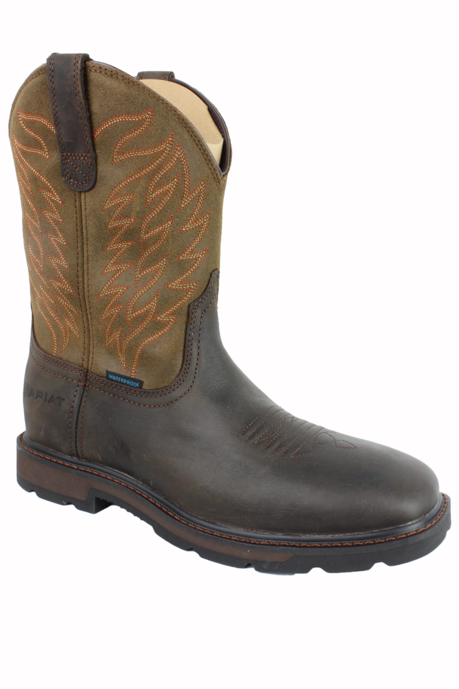 Ariat Groundbreaker Wide Square Toe Waterproof Work Boot 8 Ariat Groundbreaker Wide Square Toe Waterproof Work Boot - Image 6
