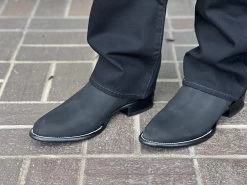 Los Altos Nobuck Negro Botin Chelsea -Guadalajara Western Wear IMG 33622